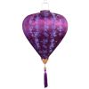 Cloth Hanging Lantern for Home Garden Durable Chinese Traditional Lantern Lampshade D√©cor 14", Purple