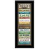 "Office Rules" By Marla Rae, Ready to Hang Framed Print, Black Frame