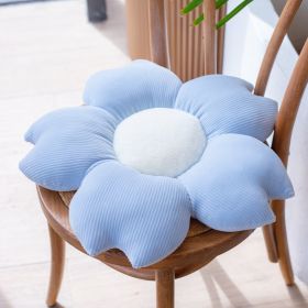 Bed and Breakfast Cushion Small Daisy Petal Cushion (Option: Blue sakura-50cm)