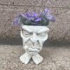 1pc Resin Planter Statue Vase, Outdoor Garden Ornaments Patio Lawn Garden Yard Entry Door Decor