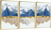 Framed Canvas Wall ArtOil Paintings Impressionism Aesthetic Prints Canvas Paintings for Living Room Bedroom Office Home; 3 Panels